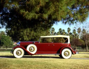 Convertible Prints: 1931 car - Lincoln Model K Sport Phaeton duel cowl four door - In Greek mythology
