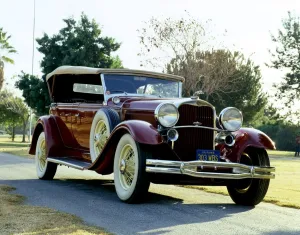1931 car - Lincoln Model K Sport Phaeton duel cowl four door - In Greek mythology