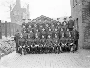 1940 Police squadron at Shooters Hill, Kent, England