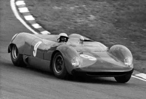 Cars Prints: 1964 Brabham BT8 Climax driven by Hugh Dibley at Brands Hatch