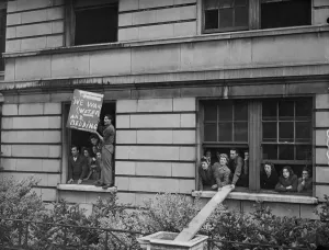 The 50 squatter families who took over the block of luxury flats at the Lodge