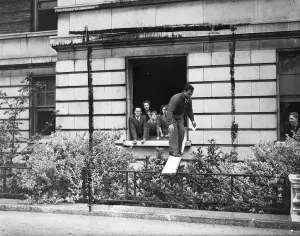 The 50 squatter families who took over the block of luxury flats at the Lodge