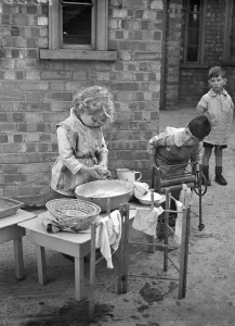 50 tiny children under five years of age at the Romani nursery school provided first-hand