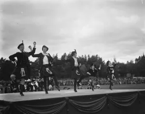 Traditional Prints: Aboyne Highland Games. The childrens Highland Dance. 9 September 1926