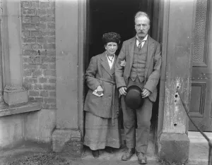 Actons couple golden wedding, anxious for News of their relatives Mr and Mrs