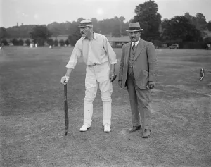 Sportsman Prints: Actors Cricket Match at Wimbeldon Mr C Aubrey Smith ( Captain of the Thespids )