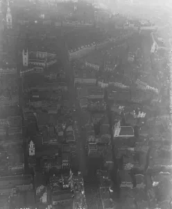 Aerial photo of London taken from airship R 22 1920