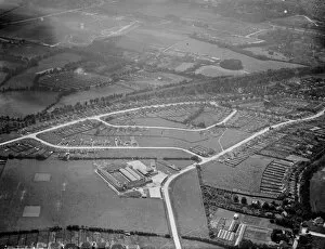 Field Collection: An aerial view of Orpington, Kent. 1939