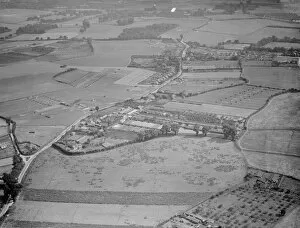 Field Collection: An aerial view of Tripe Farm in St Mary Cray, Kent. 1939