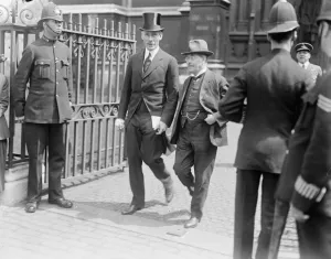 Full Length Prints: Air minister Unveils Abbey Window to British Flying Services Captain Guest ( in