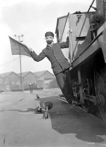 Air Raid precautions. Training for Southern Railway employees, at Vauxhall