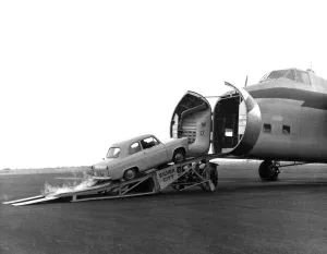 Plane Prints: Airferry flight to Le Touquet from Fairfield, Kent