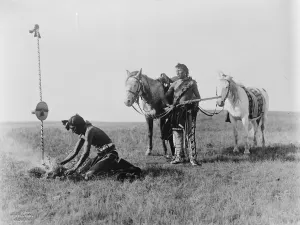 Indigenous Prints: Alberta Sarces Indians out hunting 19 September 1919 The Tsuu T ina Nation (also Tsu T?ina