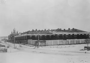 Russia Prints: Alexandroffsky Central Prison in Eastern Siberia 1920