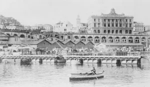 Harbour Prints: Algiers Government Square and the Consulate Palace viewed from the port 13 April