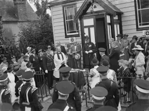Ambulance hut Farningham. 1935