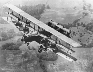 The American giant Barling bomber, the largest lighter than air craft in the country