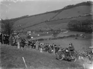 American hill climb ( Motorcycle Club Sidcup ), Farningham. 1937