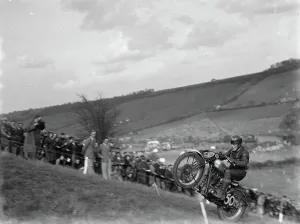 American hill climb ( Motorcycle Club Sidcup ), Farningham. 1937