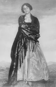 Brunette Prints: American Lady Buys Tsaritsas wonderful shawl for ?2, 000. Mrs Cimbel Fleischer