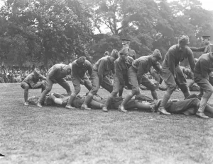 American troops in some of their sports at Hyde Park, London 1919