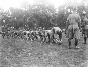 American troops in some of their sports at Hyde Park, London 1919