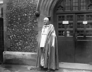 Ancient orders picturesque gathering at Londons oldest church. Col W Faber