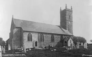 The Anglican Church of St Michael in Princetown, Devon 1919