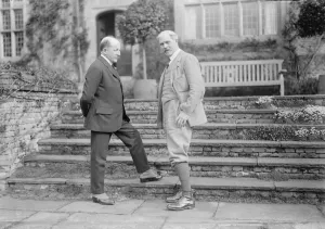 Personality Prints: Anglo - Belgian Conference at Chequers. The Prime Minister had a weekend conference