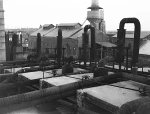 The Anglo Galaican Oil Refinery at Barowslav, Galicia. The biggest refinery in Poland