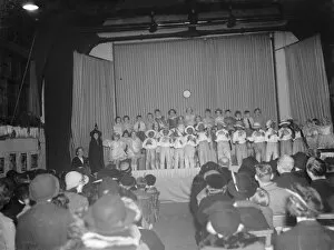 Spectator Collection: An annunciation concert in Chislehurst, Kent. Children performing the nursery