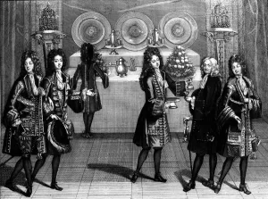 Appartments and amusements of the Royal Family at Versailles 1694