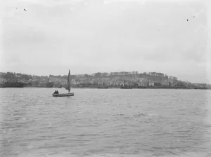 Sail Prints: Appledore is a village at the mouth of the River Torridge, Devon England 1926