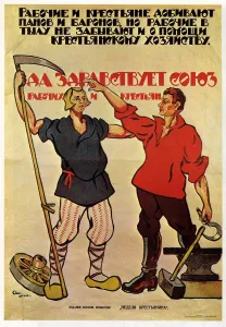 Artist Prints: Apsit Alexander - The workers and the peasants are wiping out the lords and barons