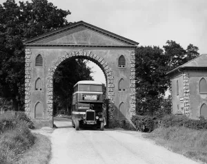 Memory Lane Prints: This archway was once the entrance to a large mansion at Westwick, Norfolk. Now itis