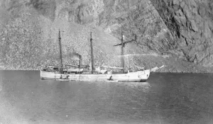 Masts Prints: The Arctics voyage to the Arctic. The Canadian Government ship, Arctic