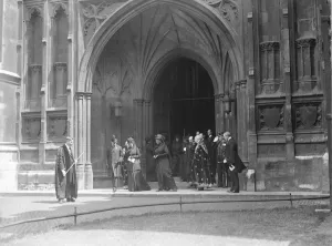 Argyll Memorial service at the Abbey The Royal Party leaving the Abbey