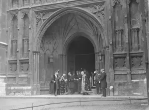 Abbey Prints: Argyll Memorial service at the Abbey The Royal Party leaving the Abbey