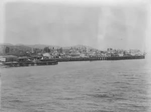 Where the Armistice Conference Met This view of Mudanya of Turkey from the sea