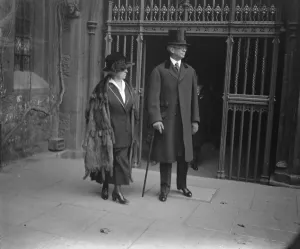 Armistice day at the Abbey The American Ambassador Thomas Woodrow Wilson and his