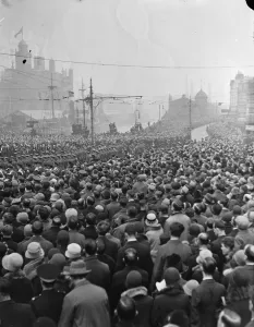 Armistice Day at Bristol. 11 November 1928