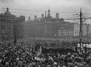 Armistice Day at Bristol. 11 November 1928