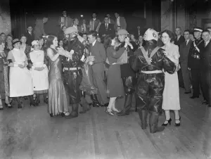 Fancy Dress Prints: The ARP ( Air Raid Precautions ) and AFS ( Army Fire Service ) dance at Crayford