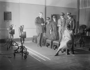 Artificial sunlight baths for Drury Lane Theatre. At Drury Lane Theatre Sir Alfred