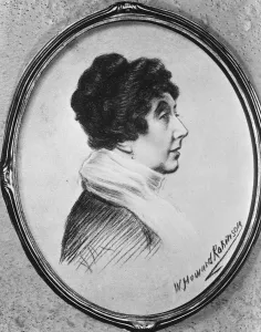 An artists study of Mrs Baldwin. A portrait study of Mrs Baldwin from special