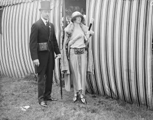 Ascot. Col and Mrs McGrath ( Mrs Rosita Forbes ). 19 June 1923