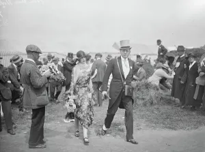Ascot Lord Portarlington and Hon Mrs Norton 17 June 1924