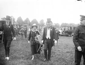 Ascot Sir Laming Worthington Evans and his daughter 17 June 1924