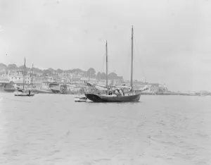 Across the Atlantic in a 35 Ft Yawl The crew of three consisted of Mr F W Baldwin