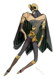Atlantis. Temple Priest of Atlantis - Illustration from Island Sonata (written